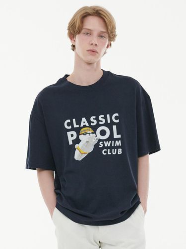 Pool Swim Club T-shirt_Navy - beyondcloset - Modalova