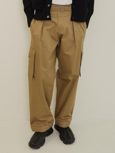 Archive 90S Military Belted Cargo Pants_Beige - beyondcloset - Modalova