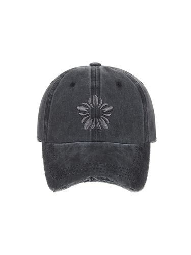 MUGUNG Embroidery Pigment Ball Cap_Charcoal - ULKIN - Modalova