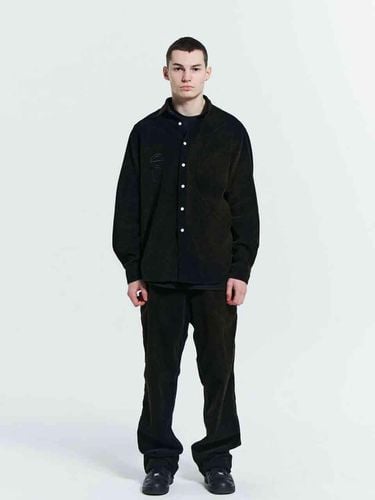 MPa Bleached Corduroy Shirt_Black - PLASTIC PRODUCT - Modalova