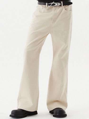 Signature Flare Denim Pant - Beige - DNSR - Modalova