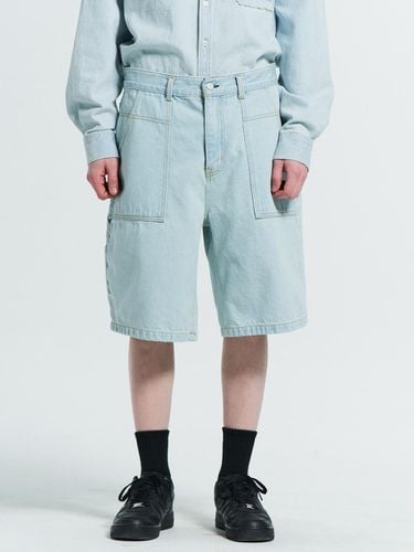 MPa Painter Denim Shorts_Light Blue - PLASTIC PRODUCT - Modalova