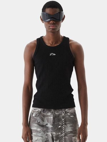 Metal Logo Sleeveless Top - Black - DNSR - Modalova