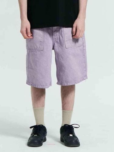 MPa Painter Denim Shorts_Lavender - PLASTIC PRODUCT - Modalova