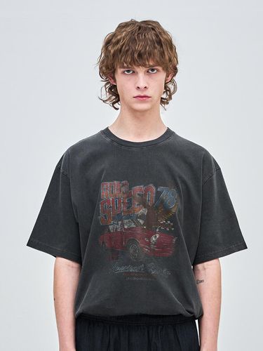 Speed 78 Pigment T-shirt_Charcoal - TAILORSTUDIO - Modalova