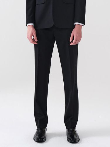 Wool Blend Four Way Stretch Suit Pants_Black - STCO - Modalova