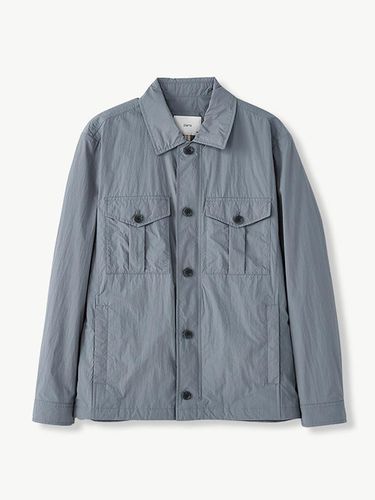 One Pocket Collar Shirt Jacket_Blue - STCO - Modalova