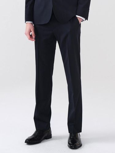 Wool Blend Four Way Stretch Suit Pants_Navy - STCO - Modalova