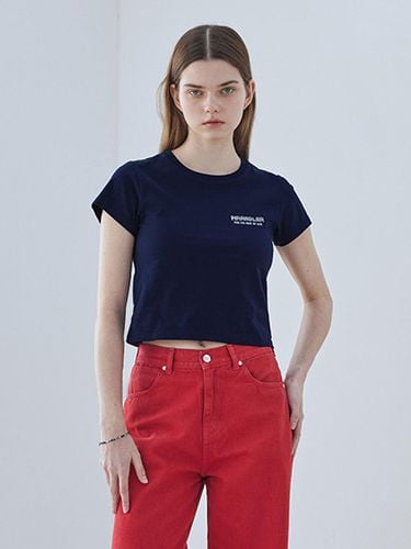 Standard Foam Worms Lettering T-shirt_Navy - Wrangler - Modalova