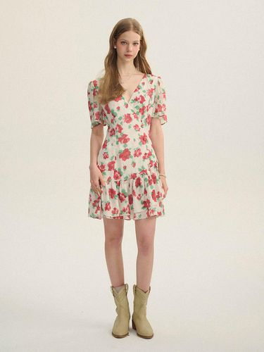 Rosa V-Neck Mini Dress - Sincethen - Modalova