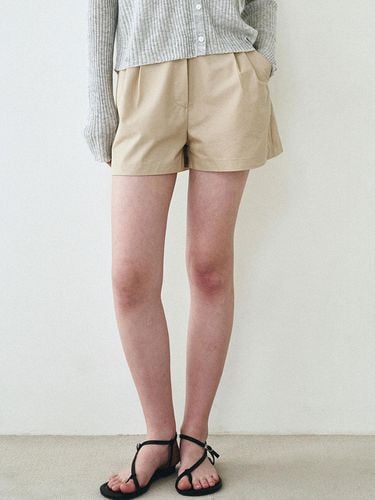 Two Pintuck Chino Short Pants - LOEIL - Modalova