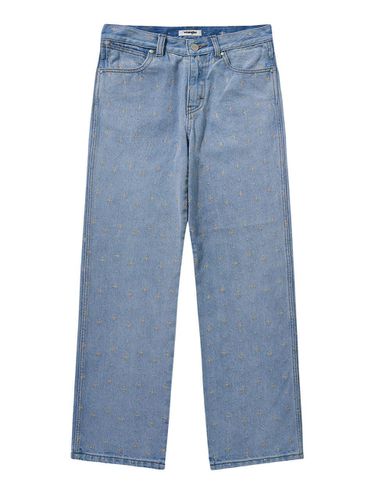 Broken Twill Embroidery Straight Denim Pants - Wrangler - Modalova