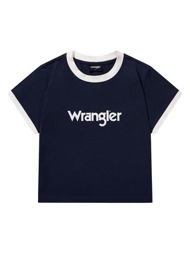 Baby Cabell Logo Ringer T-shirt_Navy - Wrangler - Modalova