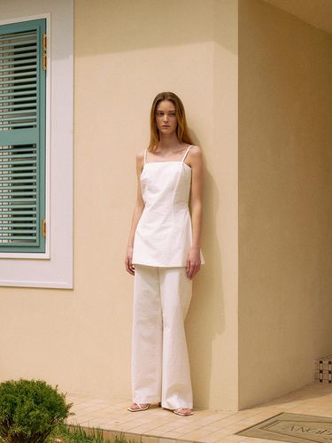 Millo Semi Wide Pants - ANGELO BIANCO - Modalova