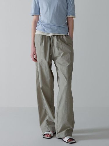 Tapered Banding Pants_Sage - FACADE PATTERN - Modalova