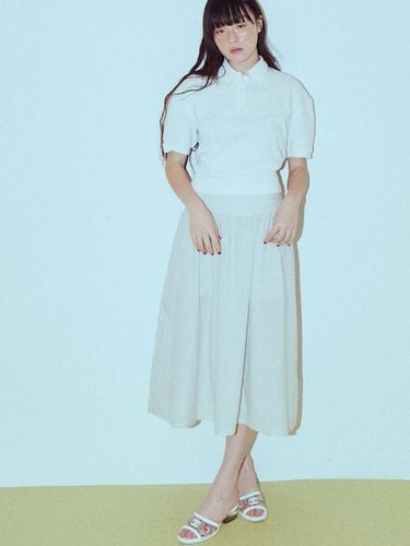 Livy Full Skirt_Light Grey - The Aperture - Modalova