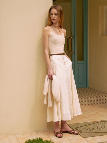 Mailo Flared Long Skirt - ANGELO BIANCO - Modalova