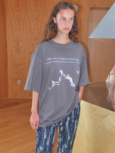 Flowing Vintage T-shirt_Dark Grey - Enor - Modalova