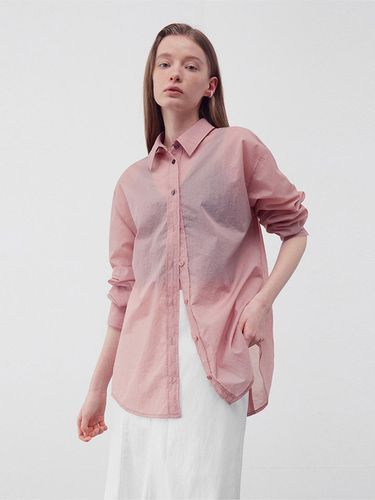 Open Back Button Detail Shirt - RE RHEE - Modalova