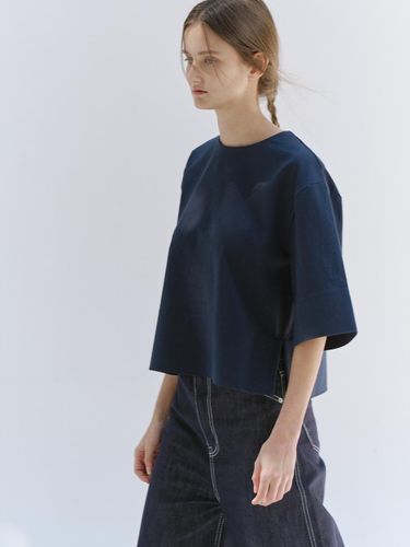 Essential Simple Top, Navy - OHKUKKA - Modalova