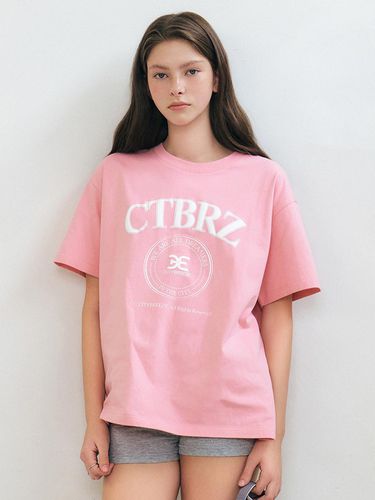 Circle Artwork Short Sleeve T-shirt_Pink - CITYBREEZE - Modalova