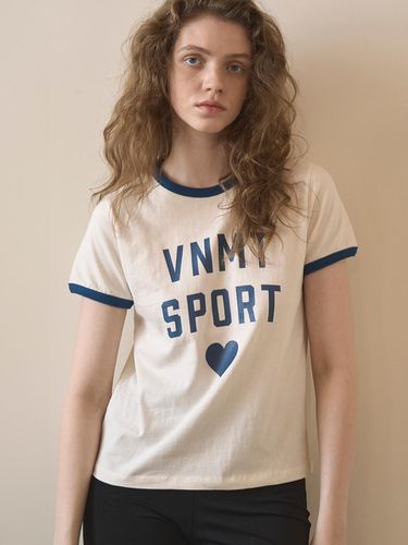 VNMT Sport Heart T-Shirt _ Blue - VANISHMENT - Modalova