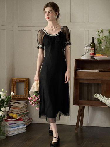 SR_Waltz Sheer Dress - Black - Simple Retro - Modalova