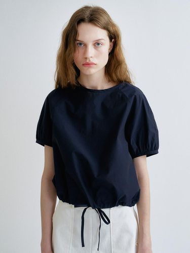 S Raglan Sheer Blouse_Navy - ANEDIT - Modalova