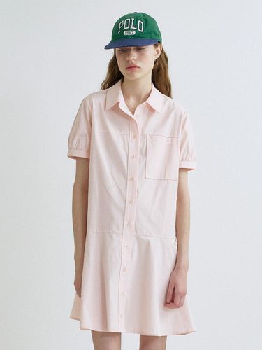 S Flare Half Shirt Dress_Pink - ANEDIT - Modalova