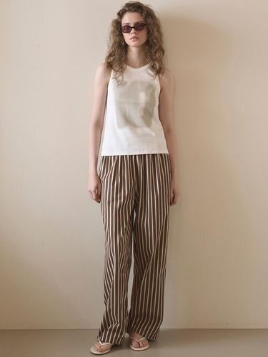 VNMT Stripe Pants _ Brown - VANISHMENT - Modalova