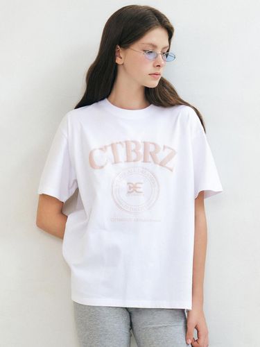 Circle Artwork Short Sleeve T-shirt_White - CITYBREEZE - Modalova