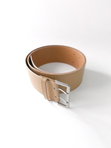 Wide Layered Belt_Beige - LEUNI - Modalova