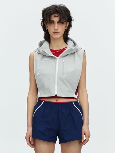 MENASOO Running Hood Vest_Gray - MENASOO - Modalova