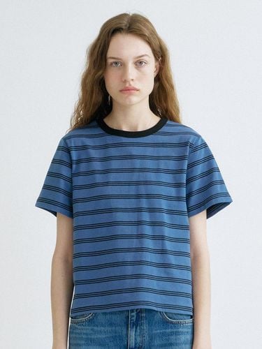 S Fiends 90s Stripe T-shirt_Blue - ANEDIT - Modalova