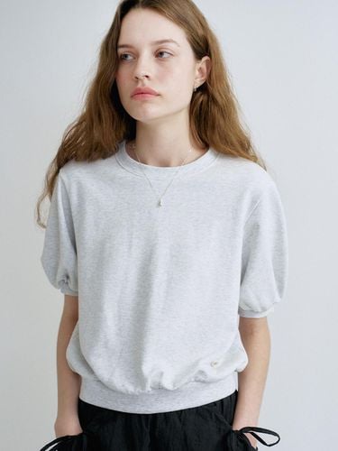 S Volume Sleeve Sweatshirt_White Melange - ANEDIT - Modalova