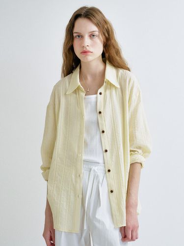 S Texture Stripe Shirt - ANEDIT - Modalova