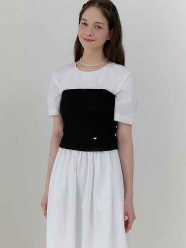 Jelly Two Way Knit Top - Black - RE_L - Modalova