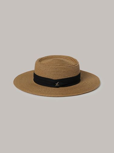 Straw Panama Hat_Black - Laminez - Modalova