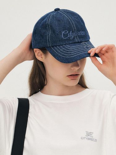 Symbol Logo Stitch Ball Cap_Indigo - CITYBREEZE - Modalova