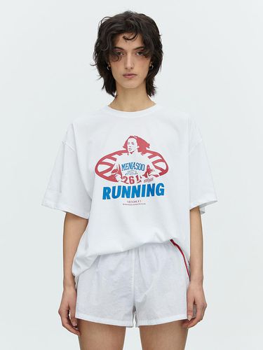 Dry Air Run People Over Fit T-shirt_White - MENASOO - Modalova