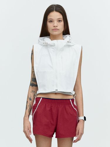 MENASOO Running Hood Vest_White - MENASOO - Modalova