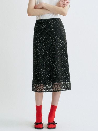 S Flower Pattern Layered Skirt - ANEDIT - Modalova