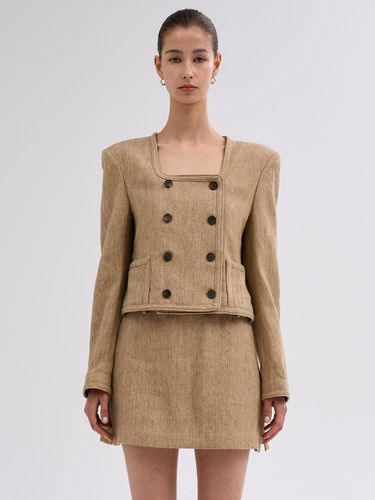 Lumen Square Neck Jacket - BLOSSOM H COMPANY - Modalova