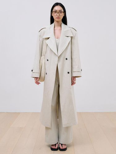 Kamill Overfit Trench Coat - BLOSSOM H COMPANY - Modalova