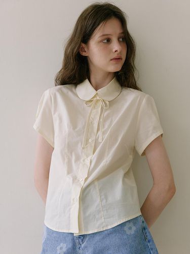 Round Collar Blouse - Butter - Laminez - Modalova