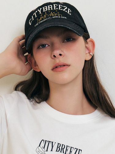 Starlight City Denim Ball Cap_Black - CITYBREEZE - Modalova