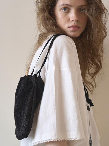 Glitter Strap Bag_Black - VANISHMENT - Modalova