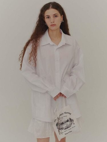 Blossom Long Sleeve Shirt_White - PLAC - Modalova