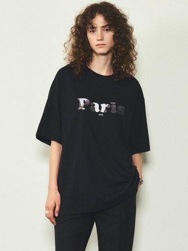 Paris Oversized Fit T-shirt - Black - CITTA - Modalova