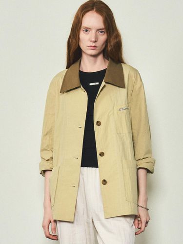 Summer Work Chore Jacket - Beige - CITTA - Modalova